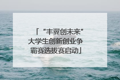 “丰翼创未来”大学生创新创业争霸赛选拔赛启动