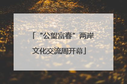 “公望富春”两岸文化交流周开幕