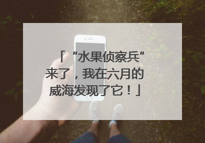 “水果侦察兵”来了，我在六月的威海发现了它！