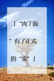 “肉丁面”有了正式的“家”