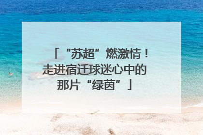 “苏超”燃激情！走进宿迁球迷心中的那片“绿茵”