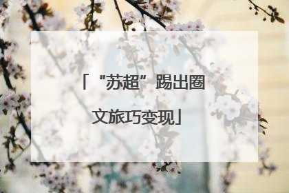 “苏超”踢出圈 文旅巧变现