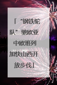 “钢铁驼队”驰欧亚 中欧班列加快山西开放步伐