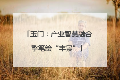 玉门：产业智慧融合 擎笔绘“丰景”