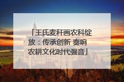 王氏麦秆画农科绽放：传承创新 奏响农耕文化时代强音