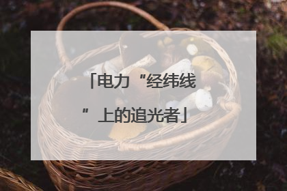 电力“经纬线”上的追光者