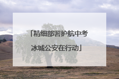 精细部署护航中考 冰城公安在行动