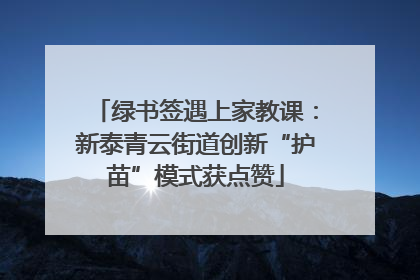 绿书签遇上家教课：新泰青云街道创新“护苗”模式获点赞
