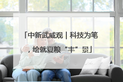 中新武威观｜科技为笔，绘就夏粮“丰”景