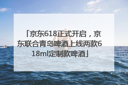 京东618正式开启，京东联合青岛啤酒上线两款618ml定制款啤酒