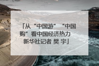 从“中国游”“中国购”看中国经济热力 新华社记者 樊 宇