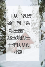 从“铁饭碗”到“杂粮王国” 赵玉娥的三十年扶贫创业路