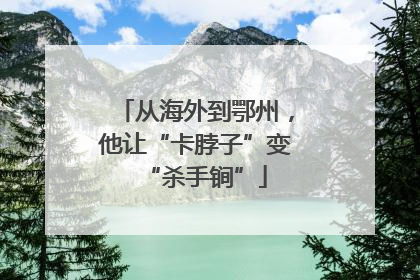 从海外到鄂州，他让“卡脖子”变“杀手锏”