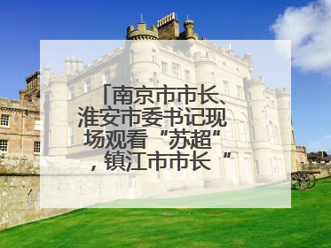南京市市长、淮安市委书记现场观看“苏超”，镇江市市长“探班”球员