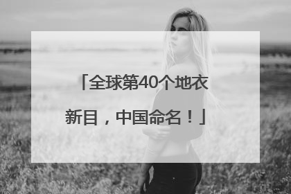 全球第40个地衣新目，中国命名！