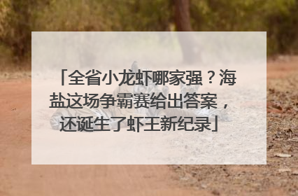 全省小龙虾哪家强？海盐这场争霸赛给出答案，还诞生了虾王新纪录