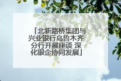 北新路桥集团与兴业银行乌鲁木齐分行开展座谈 深化银企协同发展