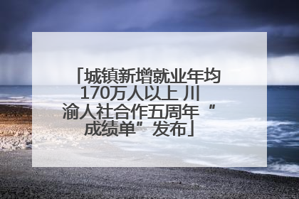 城镇新增就业年均170万人以上 川渝人社合作五周年“成绩单”发布