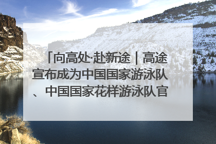 向高处·赴新途｜高途宣布成为中国国家游泳队、中国国家花样游泳队官方学习合作伙伴