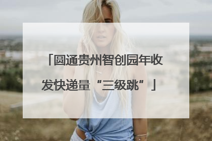 圆通贵州智创园年收发快递量“三级跳”