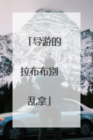 导游的拉布布别乱拿