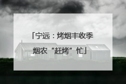 宁远：烤烟丰收季 烟农“赶烤”忙