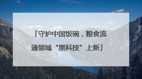 守护中国饭碗，粮食流通领域“黑科技”上新