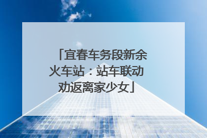 宜春车务段新余火车站：站车联动劝返离家少女