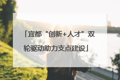 宜都“创新+人才”双轮驱动助力支点建设