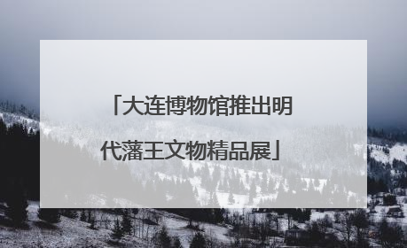 大连博物馆推出明代藩王文物精品展