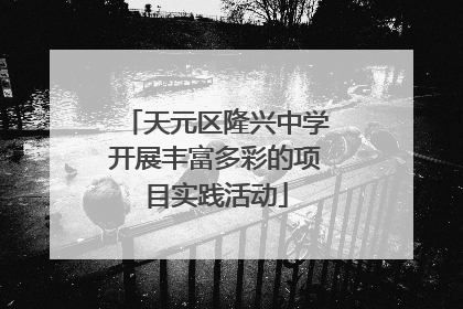 天元区隆兴中学开展丰富多彩的项目实践活动