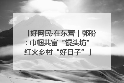好网民·在东营｜郭盼：巾帼共富“馒头坊” 红火乡村“好日子”