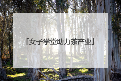 女子学堂助力茶产业