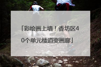 彩绘画上墙！香坊区40个单元楼道变画廊