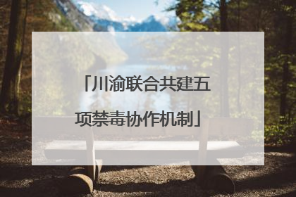 川渝联合共建五项禁毒协作机制