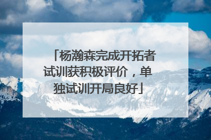 杨瀚森完成开拓者试训获积极评价，单独试训开局良好