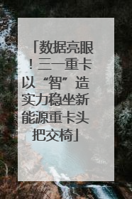 数据亮眼！三一重卡以“智”造实力稳坐新能源重卡头把交椅