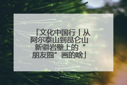 文化中国行丨从阿尔泰山到昆仑山 新疆岩壁上的“朋友圈”画的啥