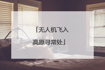 无人机飞入高原寻常处
