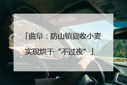 曲阜：防山镇夏收小麦实现烘干“不过夜”