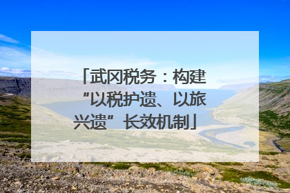 武冈税务：构建“以税护遗、以旅兴遗”长效机制
