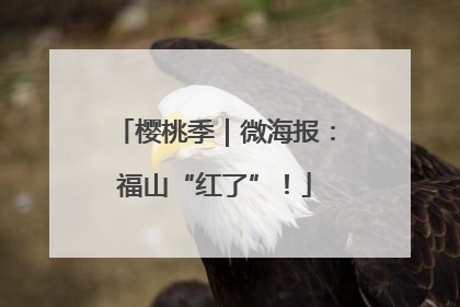 樱桃季｜微海报：福山“红了”！