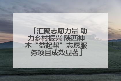 汇聚志愿力量 助力乡村振兴 陕西神木“益起帮”志愿服务项目成效显著