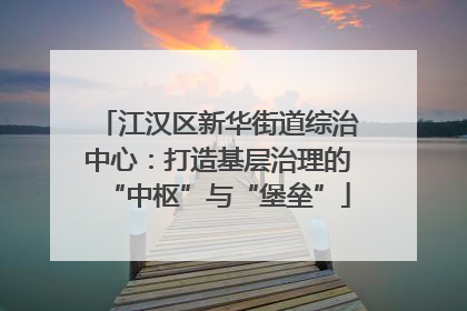 江汉区新华街道综治中心：打造基层治理的“中枢”与“堡垒”