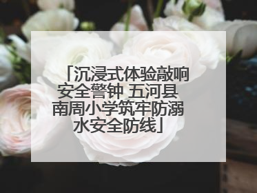 沉浸式体验敲响安全警钟 五河县南周小学筑牢防溺水安全防线