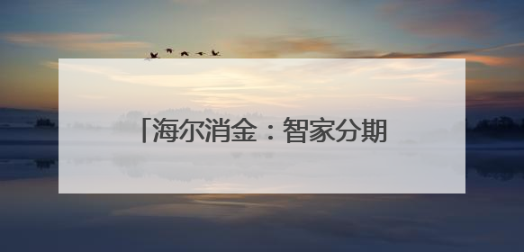 海尔消金：智家分期石家庄站告捷 金融助力家电以旧换新