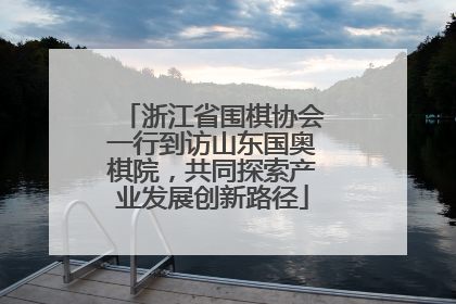 浙江省围棋协会一行到访山东国奥棋院，共同探索产业发展创新路径