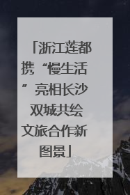 浙江莲都携“慢生活”亮相长沙 双城共绘文旅合作新图景