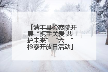 清丰县检察院开展“携手关爱 共护未来”“六一”检察开放日活动
