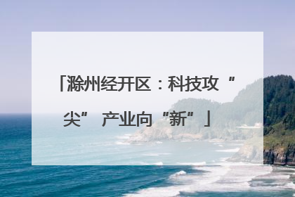 滁州经开区：科技攻“尖” 产业向“新”